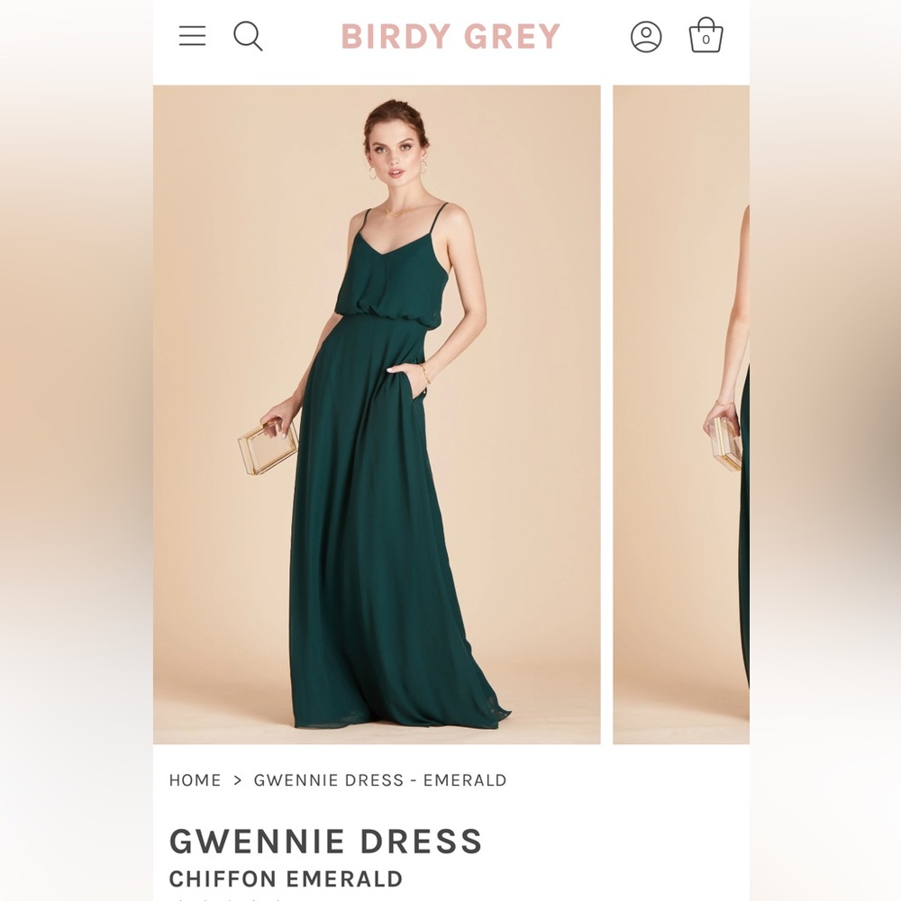 Birdy Grey Emerald Green Gwennie Bridesmaid Dress